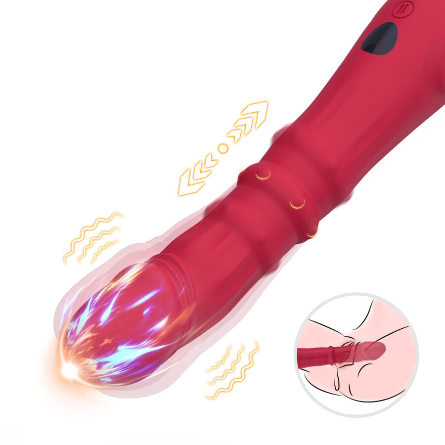 ARMONY Thermo A-Punkt Vibrator Dildo Rot – Heizfunktion & 9 Modi für sinnliche und diskrete Momente