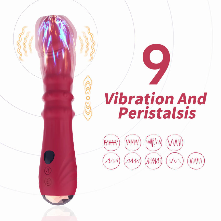ARMONY Thermo A-Punkt Vibrator Dildo Rot – Heizfunktion & 9 Modi bei Secret Pulse im Erotikshop