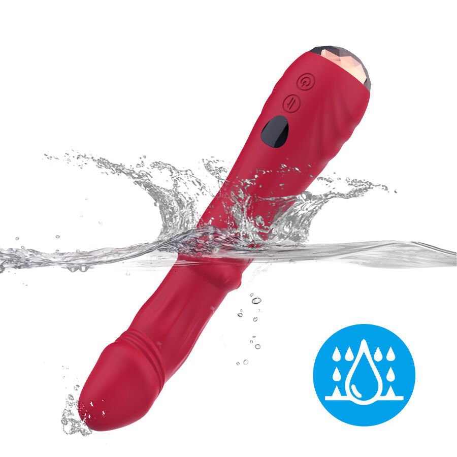 ARMONY Thermo A-Punkt Vibrator Dildo Rot – Heizfunktion & 9 Modi bei Secret Pulse im Erotikshop