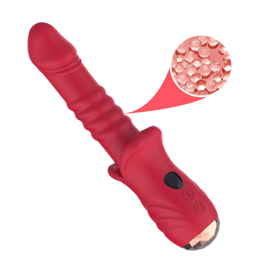 ARMONY A-Punkt Vibrator Dildo Rot – 9 Vibrations- & Stoßmodi, USB-C hochwertiges Intimtoy