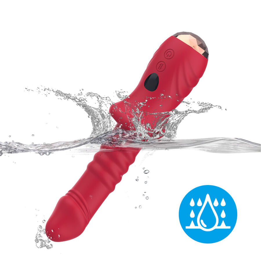 ARMONY A-Punkt Vibrator Dildo Rot – 9 Vibrations- & Stoßmodi, USB-C bei Secret Pulse im Erotikshop