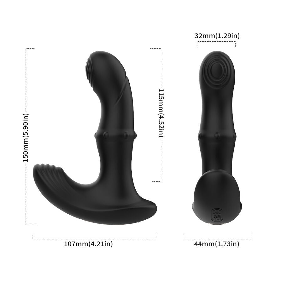 ARMONY - ANAL-PROSTATA-VIBRATOR MIT FERNBEDIENUNG SCHWARZ Prostata-Massager diskret online kaufen