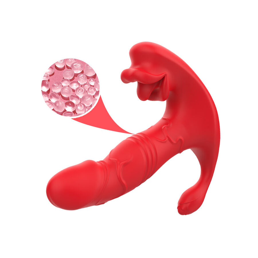 ARMONY - ANALVIBRATOR PANTY C UND G-SPOT STIMULATOR FERNBEDIENUNG ROT Anal-Toy diskret online kaufen