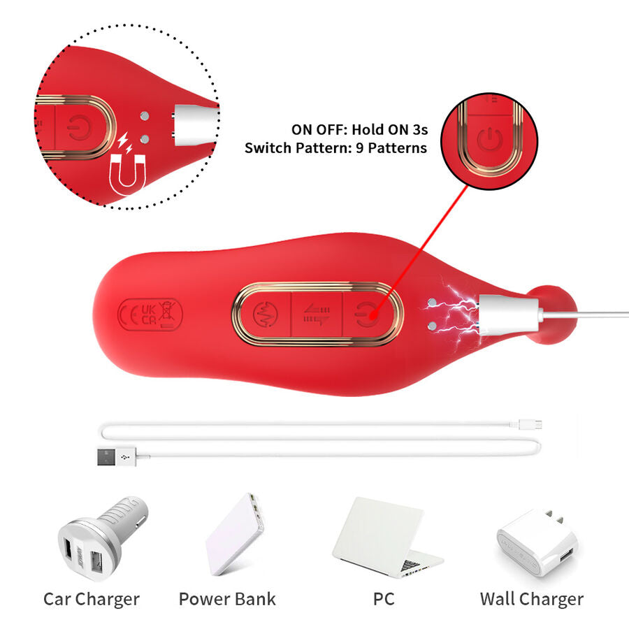 ARMONY - ANALVIBRATOR PANTY C UND G-SPOT STIMULATOR FERNBEDIENUNG ROT Produktansicht und Details