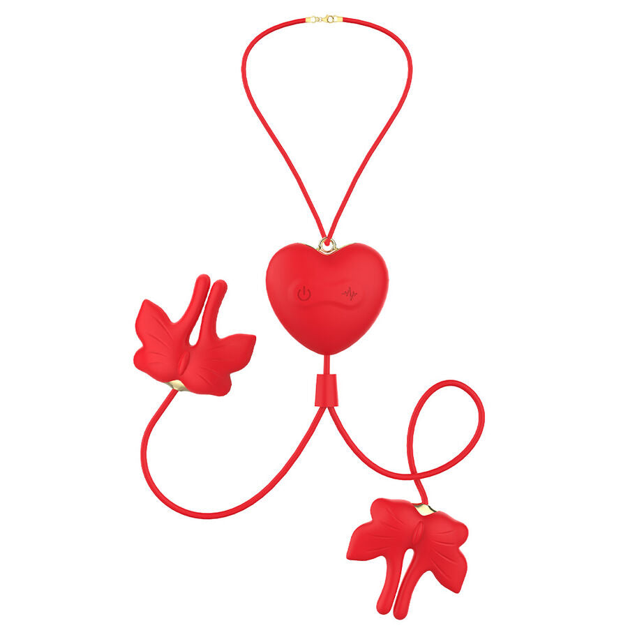 ARMONY Magnetische Nippelklemmen mit Vibration – Schmetterling | Secret Pulse Produktansicht und Details