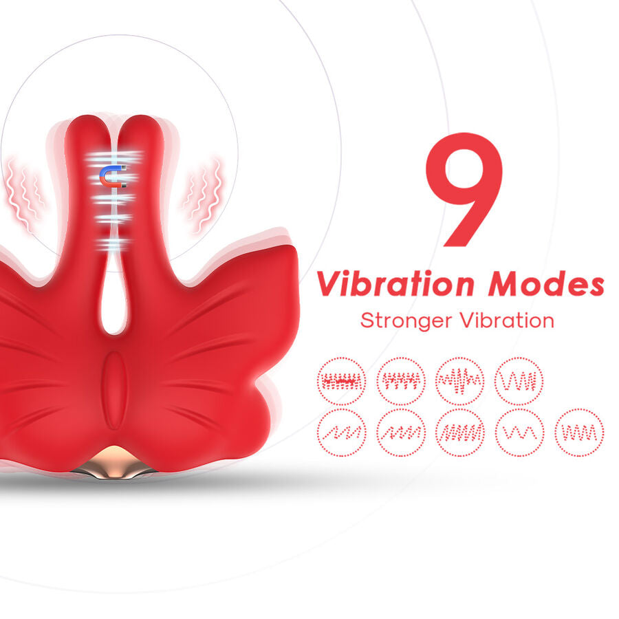 ARMONY Magnetische Nippelklemmen mit Vibration – Schmetterling | Secret Pulse hochwertiges Zubehör