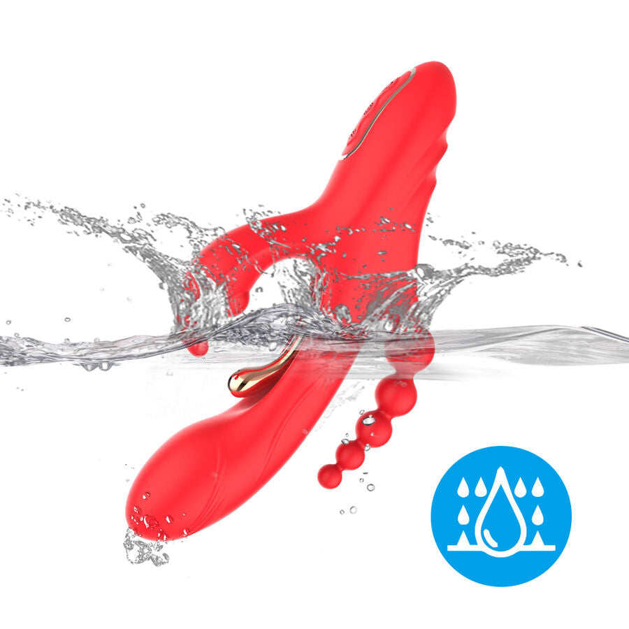 ARMONY G-Punkt & Klitoris Vibrator Rot – Doppelstimulation, wasserdicht für intensive Stimulation und Self-Love