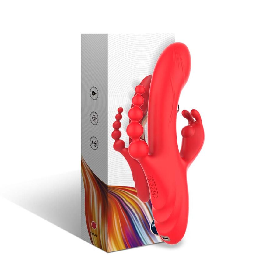 ARMONY G-Punkt & Klitoris Vibrator Rot – Doppelstimulation, wasserdicht Klitorisstimulator diskret online kaufen