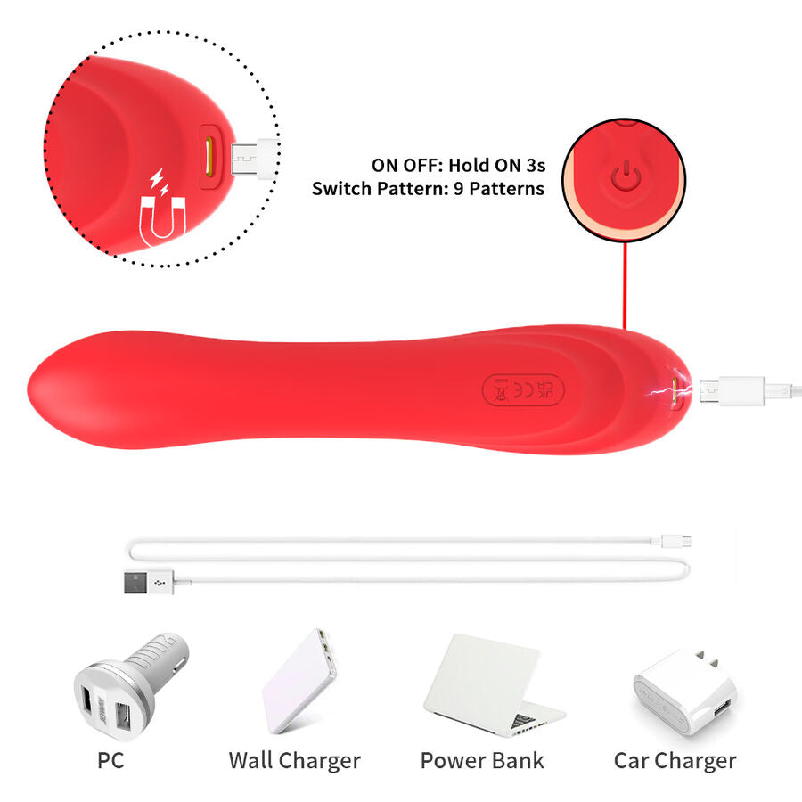 ARMONY G-Punkt & Klitoris Vibrator mit oszillierender Zunge – 9 Modi, wasserdicht, Silikon Produktansicht und Details