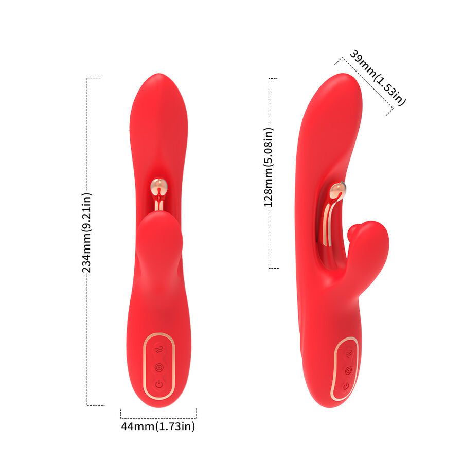 ARMONY G-Punkt & Klitoris Vibrator mit oszillierender Zunge – 9 Modi, wasserdicht, Silikon Klitorisstimulator diskret online kaufen