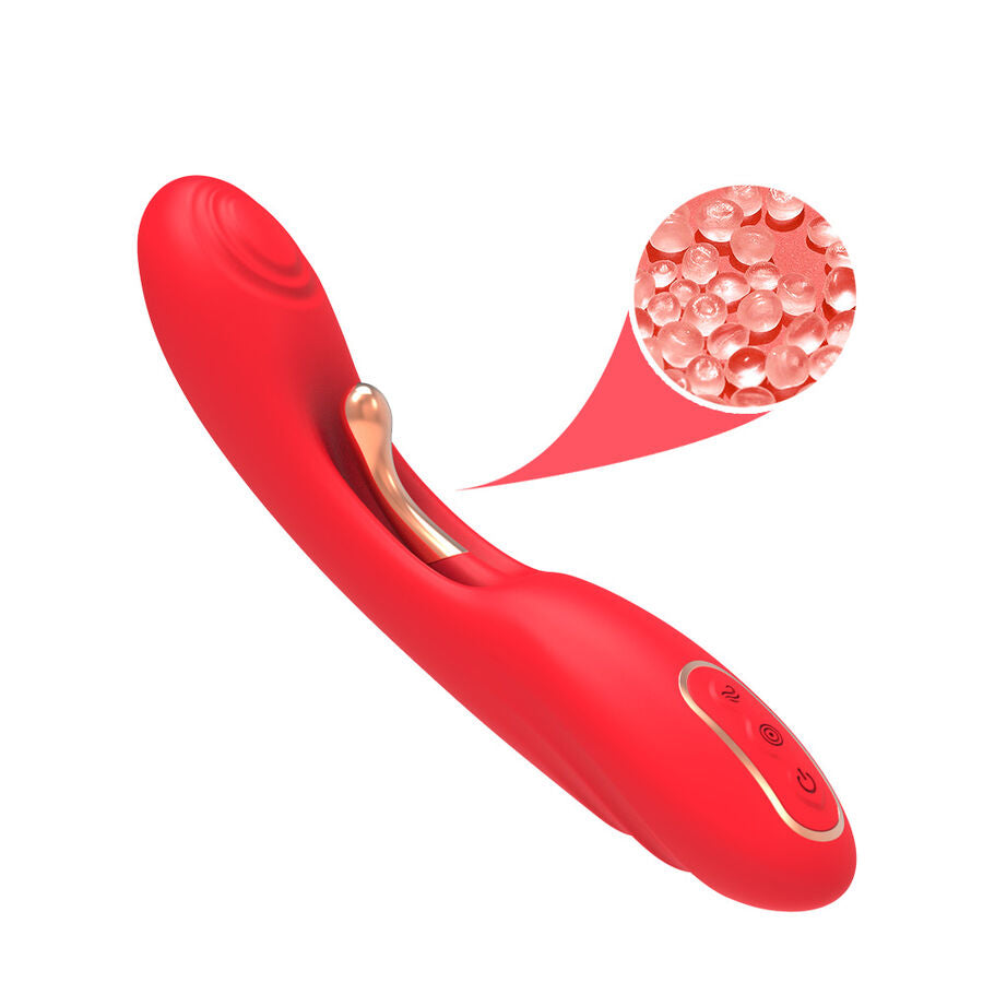 Armony Vibrator Rot | Oszillierende Zunge, 18 Modi, wasserdicht für intensive Stimulation und Self-Love