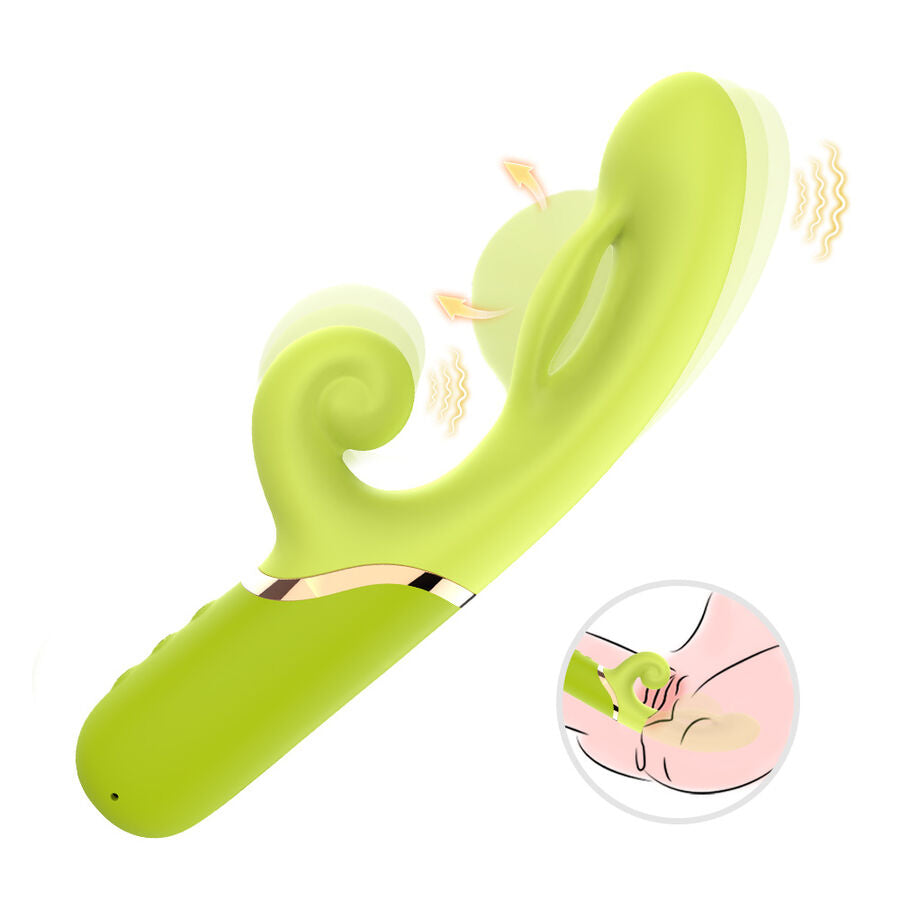 Armony Punkt A Vibrator Grün | Aufblasbar, wasserdicht, leise für intensive Stimulation und Self-Love