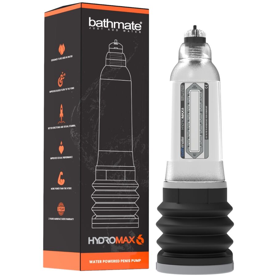 BATHMATE - HYDROMAX 6 KLAR – Penispumpe Bild 1