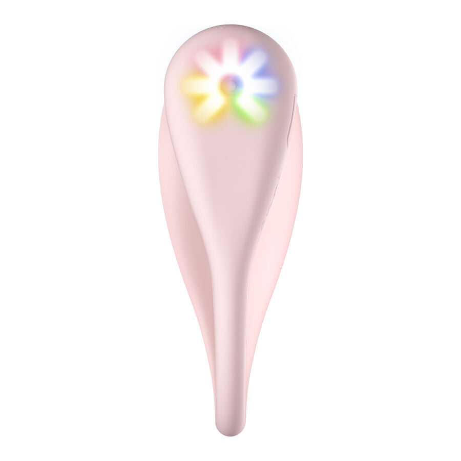 Kiiroo Spot Kiss Me Vibrator | U-förmig, Rosa, Ergonomisch Produktansicht und Details