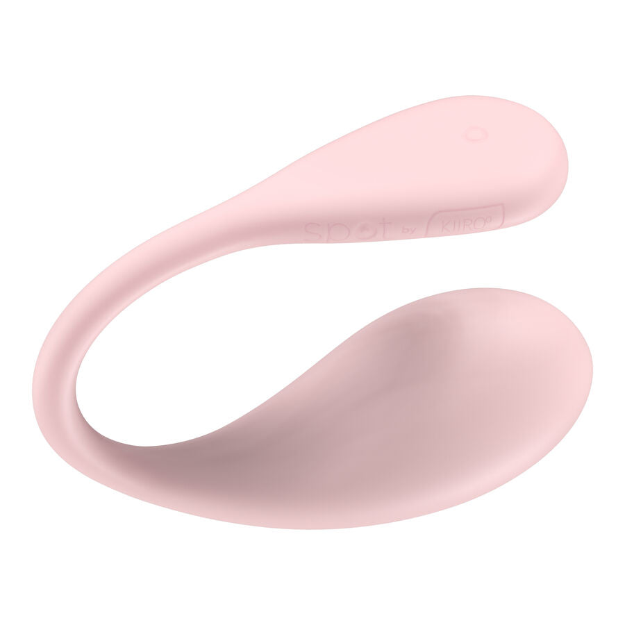 Kiiroo Spot Kiss Me Vibrator | U-förmig, Rosa, Ergonomisch Produktansicht und Details