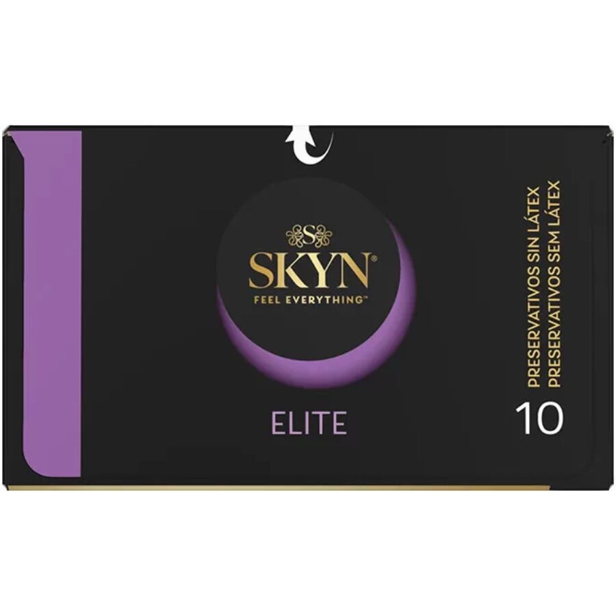 SKYN - ELITE ULTRADÜNNE KONDOME 10 EINHEITEN Produktverpackung und Details