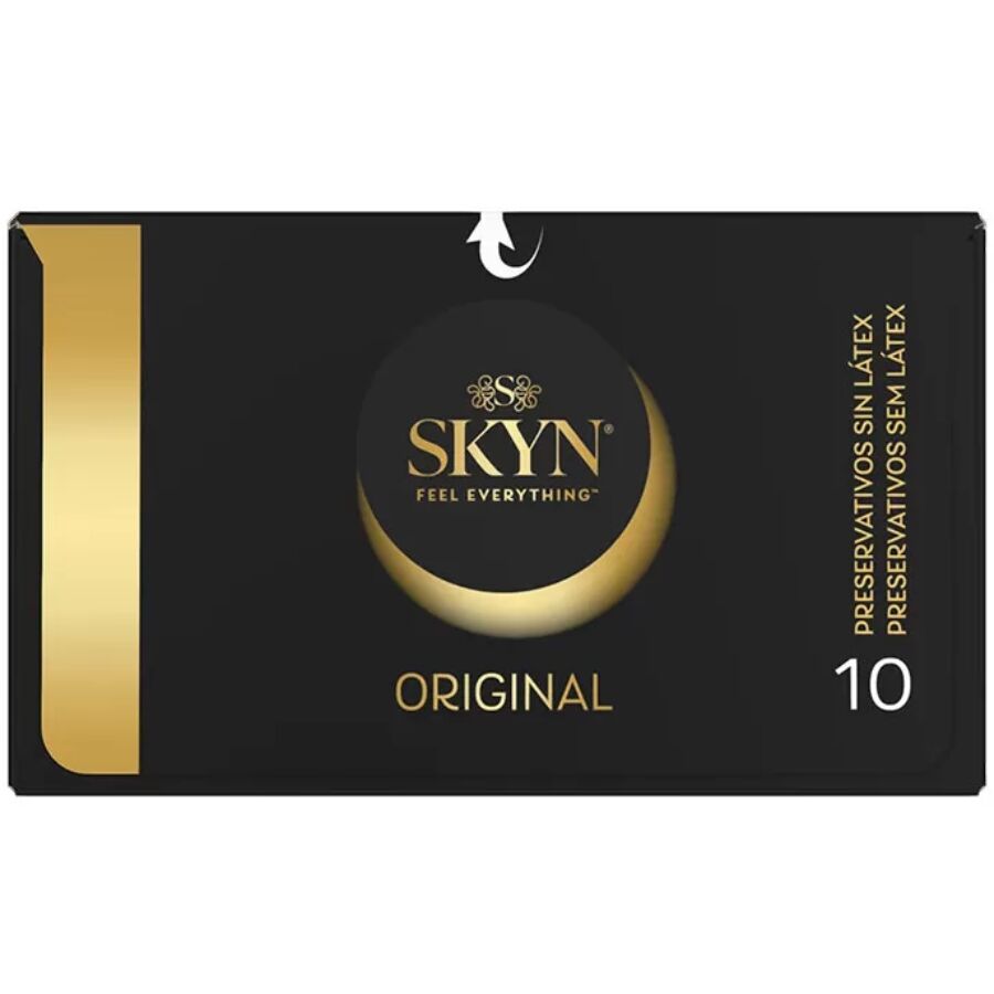 SKYN - ORIGINAL KONDOM NATÜRLICHE SENSATION 10 EINHEITEN Produktverpackung und Details