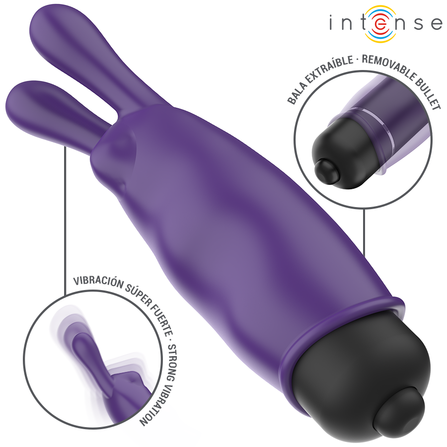 INTENSE - MYSTIC PURPLE VIBRIERENDES BULLET 8,7 X 2,4 CM – Vibrator Bild 3