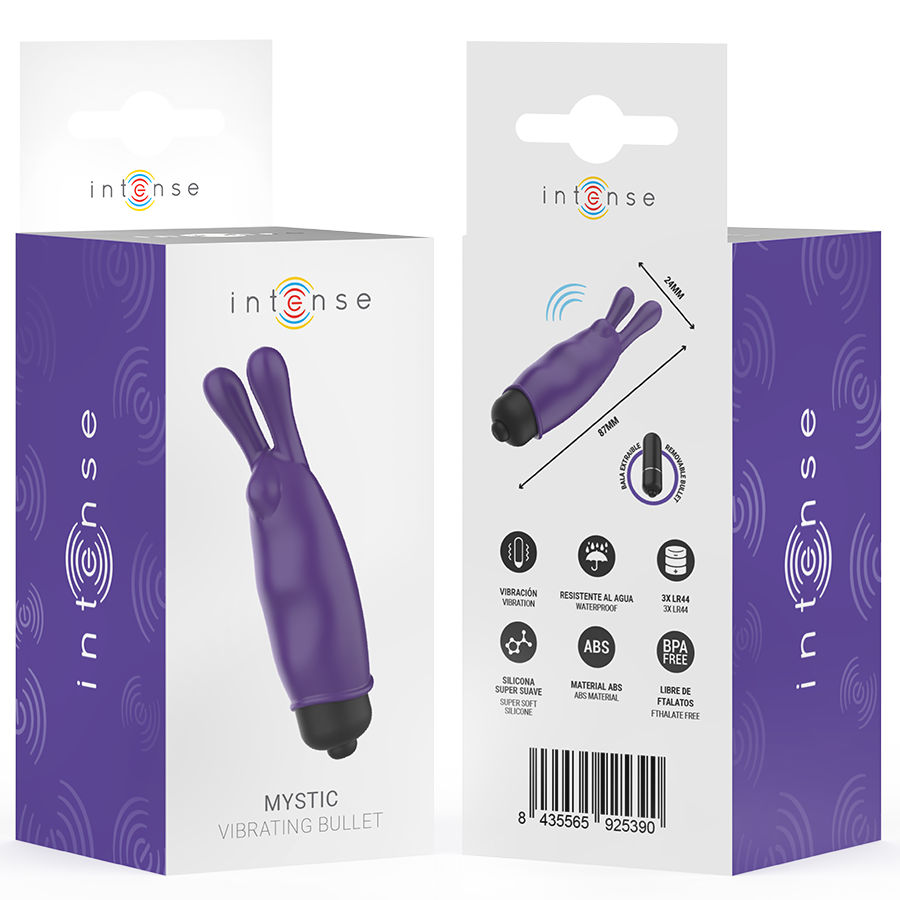 INTENSE - MYSTIC PURPLE VIBRIERENDES BULLET 8,7 X 2,4 CM – Vibrator Bild 6