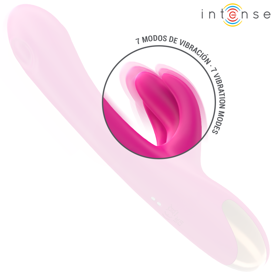 INTENSE - BRITNEY MULTIFUNKTIONS-RABBIT-VIBRATOR 23 CM ROSA hochwertiges Sextoy bei Secret Pulse