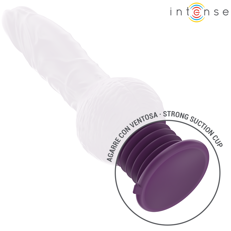 Intense Tatum Vibrator Lila | Multifunktion, Auf-/Abbewegung 24 cm hochwertiges Sextoy bei Secret Pulse