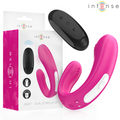 INTENSE - JANET DOPPELTER U-FÖRMIGER STIMULATOR UND VIBRATOR MIT FERNBEDIENUNG ROSA Vibrator diskret online kaufen