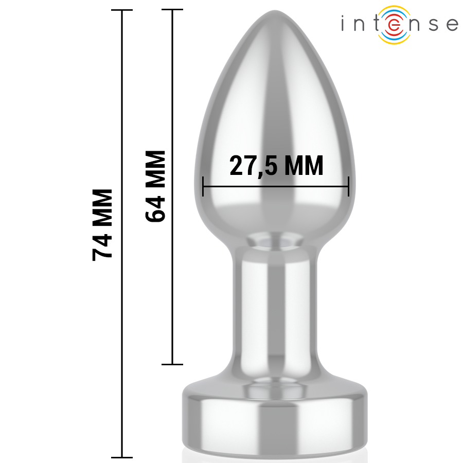 INTENSE Analplug Metall S – 10 Vibrationsmodi mit Fernbedienung für sinnliche und diskrete Momente