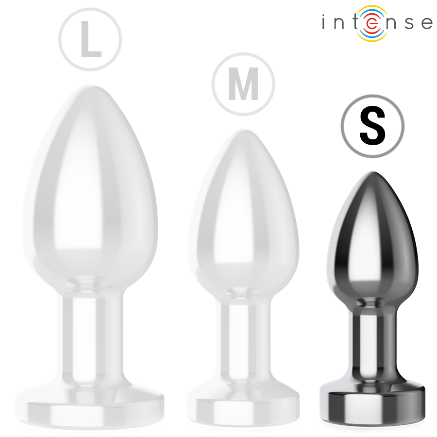 INTENSE Analplug Metall S – 10 Vibrationsmodi mit Fernbedienung hochwertiges Intimtoy