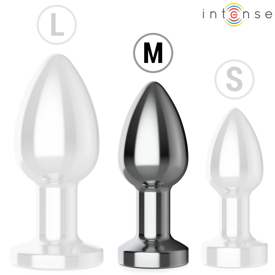 INTENSE Analplug Metall M – 10 Vibrationsmodi mit Fernbedienung Analplug diskret online kaufen