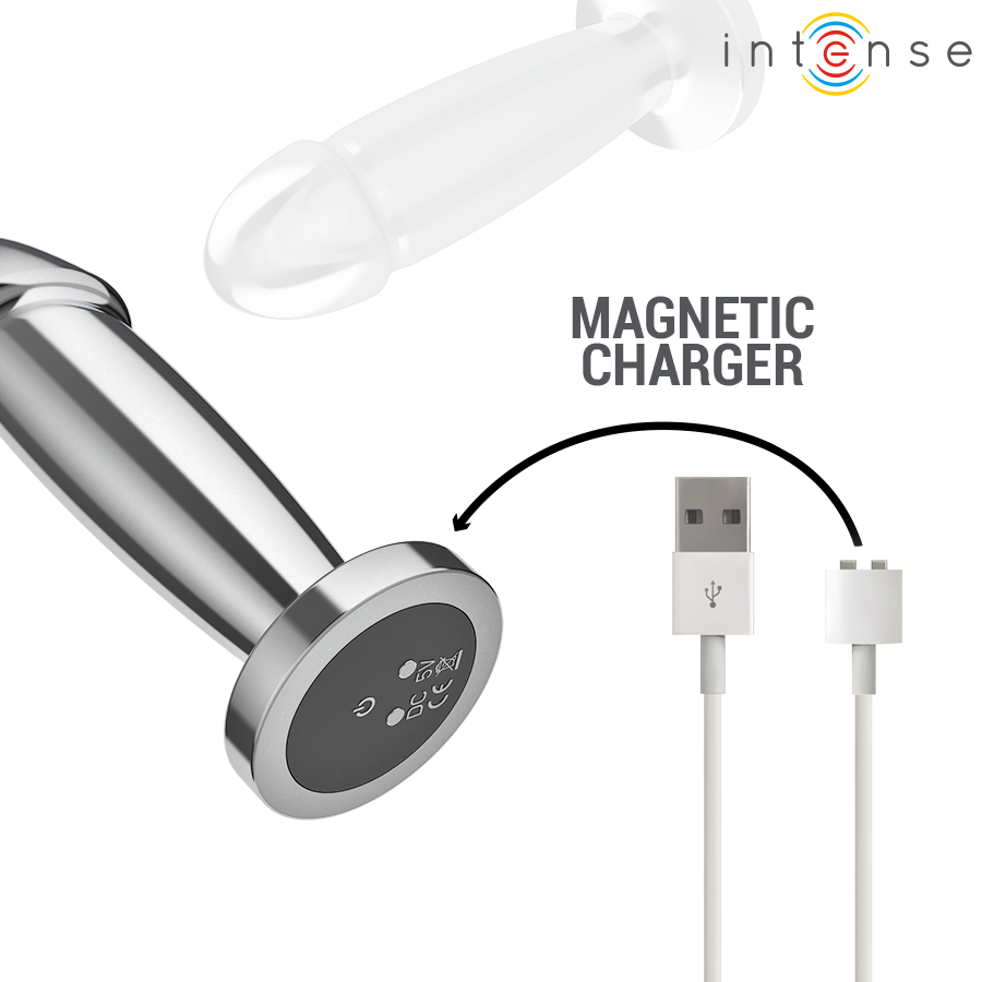 Intense Anal Plug S – Metall-Dildo mit 10 Vibrationsmodi & Fernbedienung | Secret Pulse Analplug diskret online kaufen