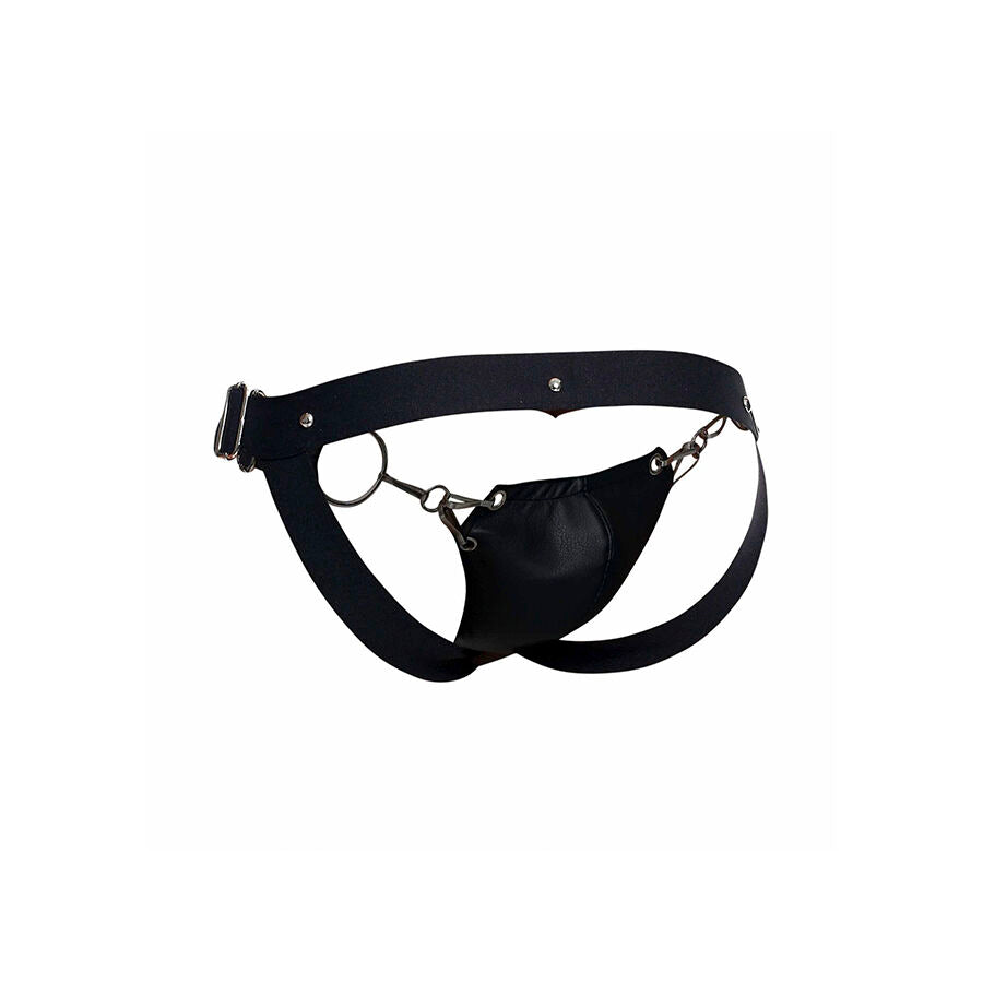 MOB - DNGEON JOCKSTRAP SCHWARZER DRUCK EINE GRÖSSE – Erotik-Zubehör Bild 9