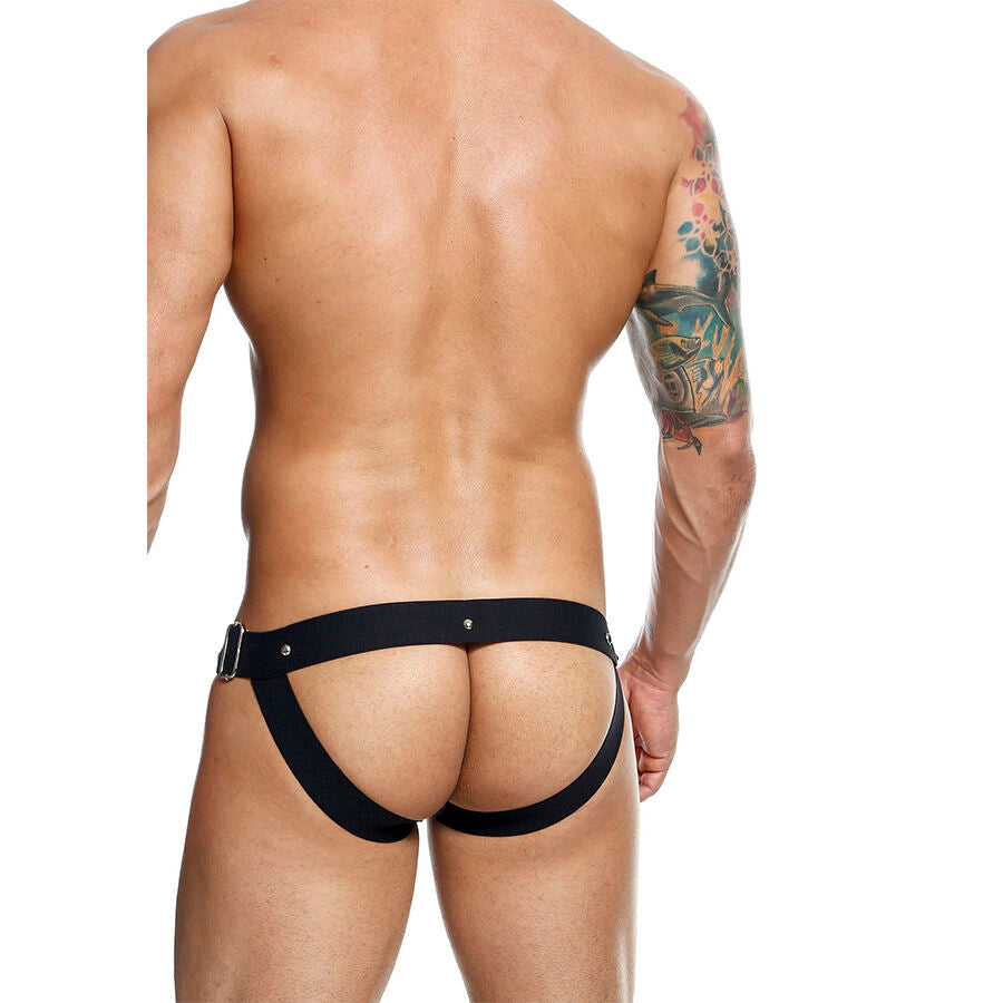 MOB - DNGEON JOCKSTRAP SCHWARZER DRUCK EINE GRÖSSE – Erotik-Zubehör Bild 4