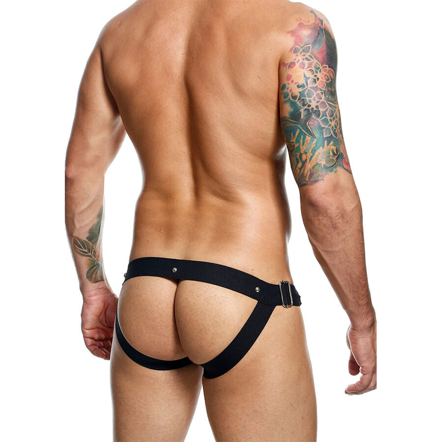 MOB - DNGEON JOCKSTRAP SCHWARZER DRUCK EINE GRÖSSE – Erotik-Zubehör Bild 5