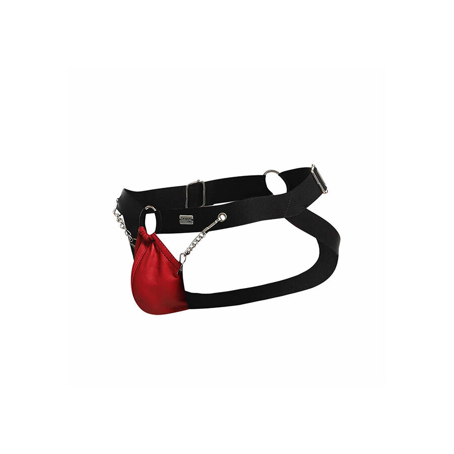 MOB - DNGEON ROTER JOCKSTRAP MIT KETTEN EINE GRÖSSE – Erotik-Schmuck Bild 7