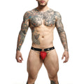 MOB - DNGEON ROTER JOCKSTRAP MIT KETTEN EINE GRÖSSE – Erotik-Schmuck Bild 1