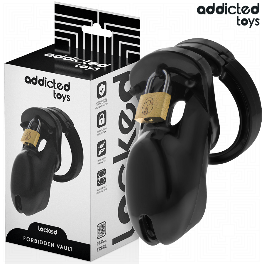 ADDICTED TOYS LOCKED - VERBOTENES PENISKÄFIG 10 CM Keuschheitskäfig diskret online kaufen