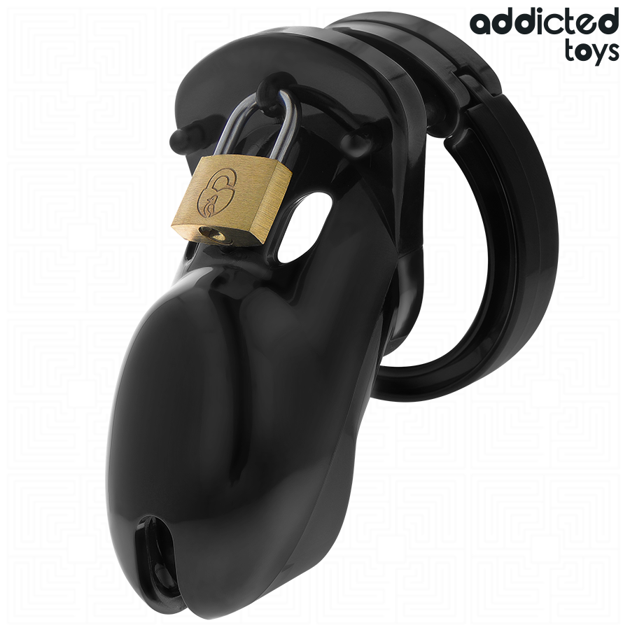 ADDICTED TOYS LOCKED - VERBOTENES PENISKÄFIG 10 CM Produktansicht und Details