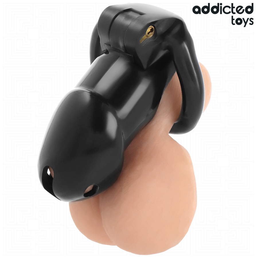 ADDICTED TOYS LOCKED - MINDNIGHT CELL PENISKÄFIG GRÖSSE L bei Secret Pulse im Erotikshop