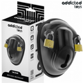 ADDICTED TOYS LOCKED - SCHLÜSSELLOSER PENISKÄFIG 11,5 CM Keuschheitskäfig diskret online kaufen