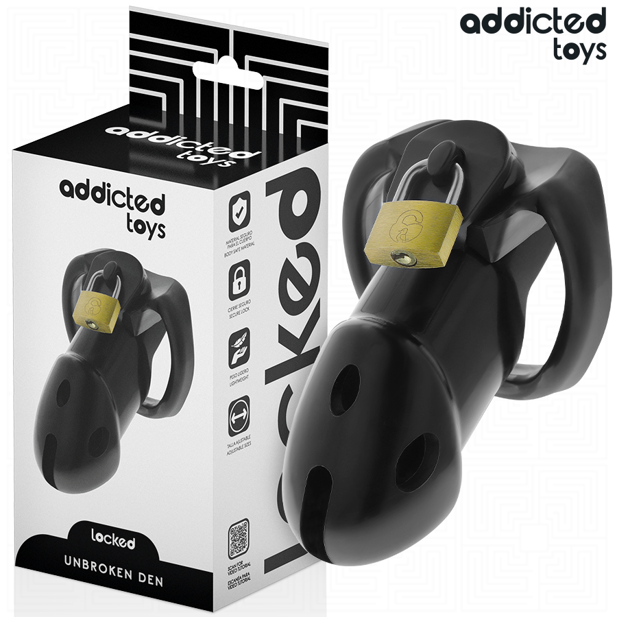 ADDICTED TOYS LOCKED - UNBROKEN DEN PENISKÄFIG 9,8 CM Keuschheitskäfig diskret online kaufen