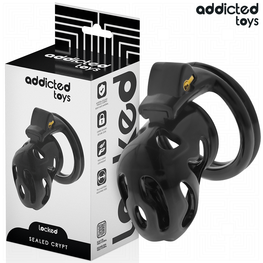 ADDICTED TOYS LOCKED - VERSIEGELTER PENISKÄFIG 8 CM Keuschheitskäfig diskret online kaufen