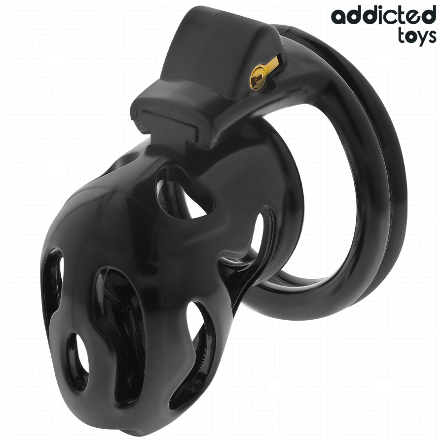 ADDICTED TOYS LOCKED - VERSIEGELTER PENISKÄFIG 8 CM Produktansicht und Details