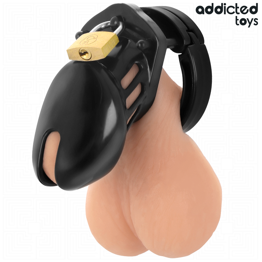 ADDICTED TOYS LOCKED - OBSIDIAN HOLD PENISKÄFIG GRÖSSE S bei Secret Pulse im Erotikshop