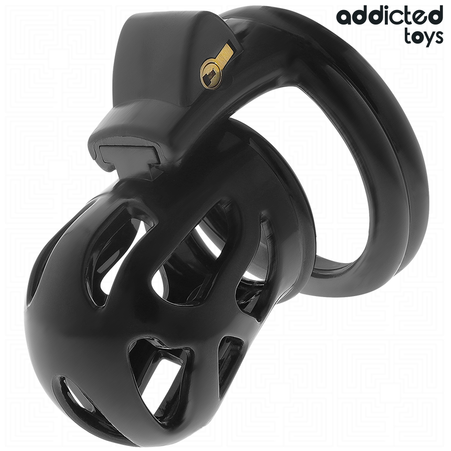 ADDICTED TOYS LOCKED - SILENT KEEP PENISKÄFIG 7,5 CM Produktansicht und Details