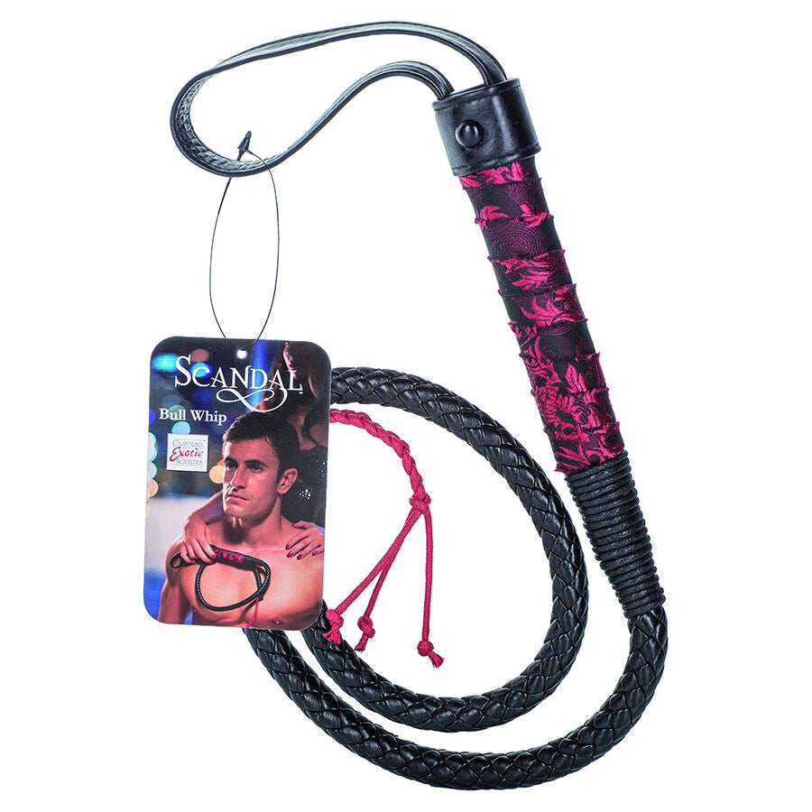 CalExotics Scandal Black Bull Tail Whip 104,25 cm – BDSM & Bondage | Secret Pulse Produktansicht und Details