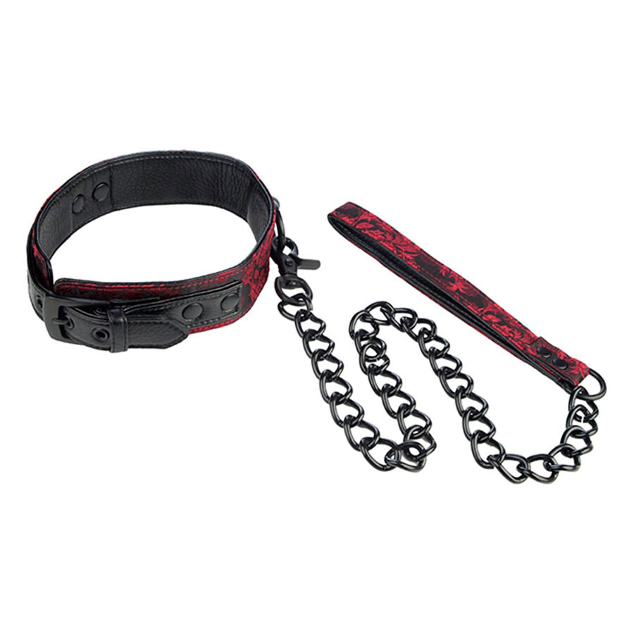 CALEXOTICS - SCANDAL HALSKETTE MIT SCHWARZEM RIEMEN – Erotik-Schmuck Bild 1