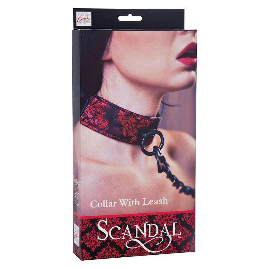 CALEXOTICS - SCANDAL HALSKETTE MIT SCHWARZEM RIEMEN – Erotik-Schmuck Bild 2