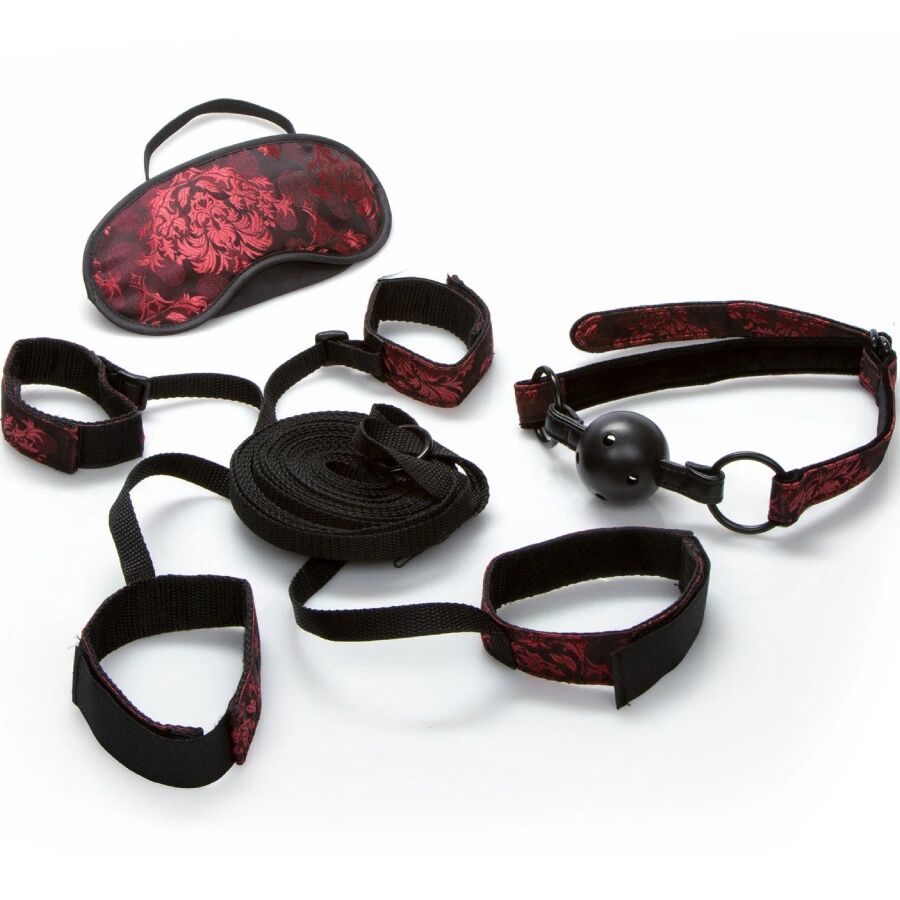 CALEXOTICS Scandal Bettfessel-Set – Verstellbares Bondage Set für unvergessliche Nächte