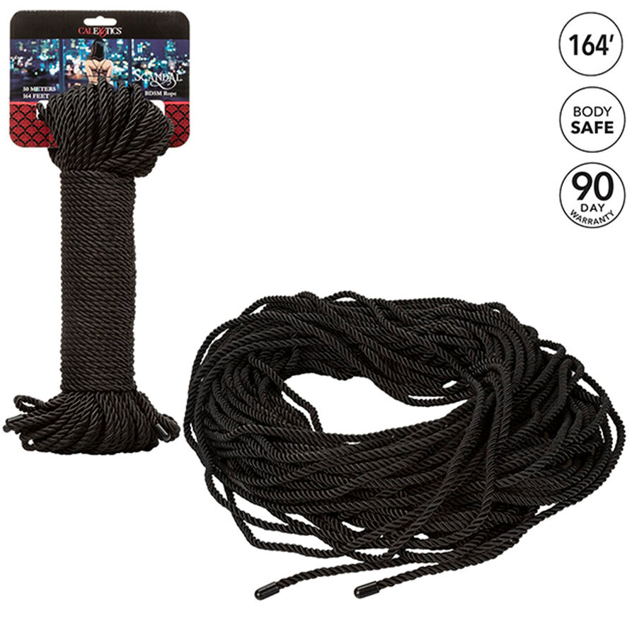 SCHWARZES BDSM-SEIL 50 M bei Secret Pulse im Erotikshop