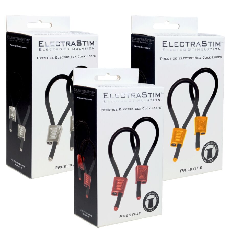 ELECTRASTIM - PRESTIGE ELECTRA LOOPS VERSTELLBARE COCKRINGE ROT für sinnliche und diskrete Momente